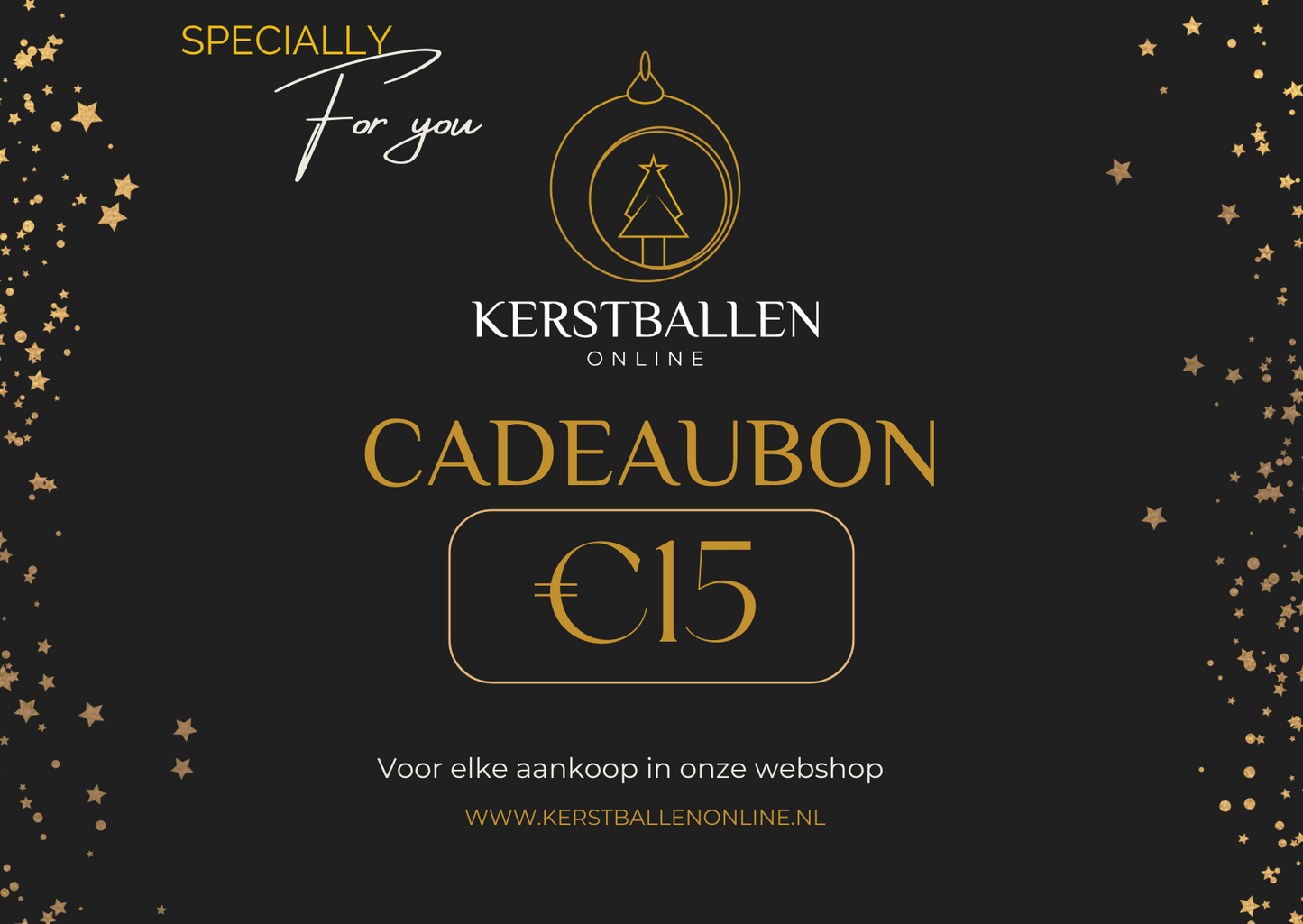 Kerstballen Online Cadeaubon