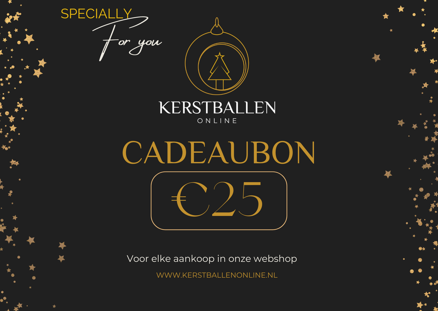 Kerstballen Online Cadeaubon