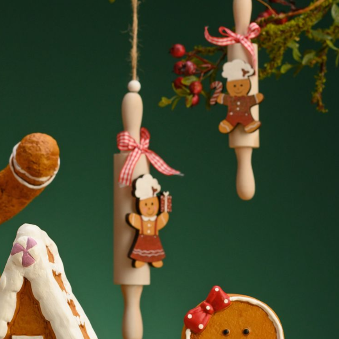 sfeerbeeld, kersthanger deegroller,