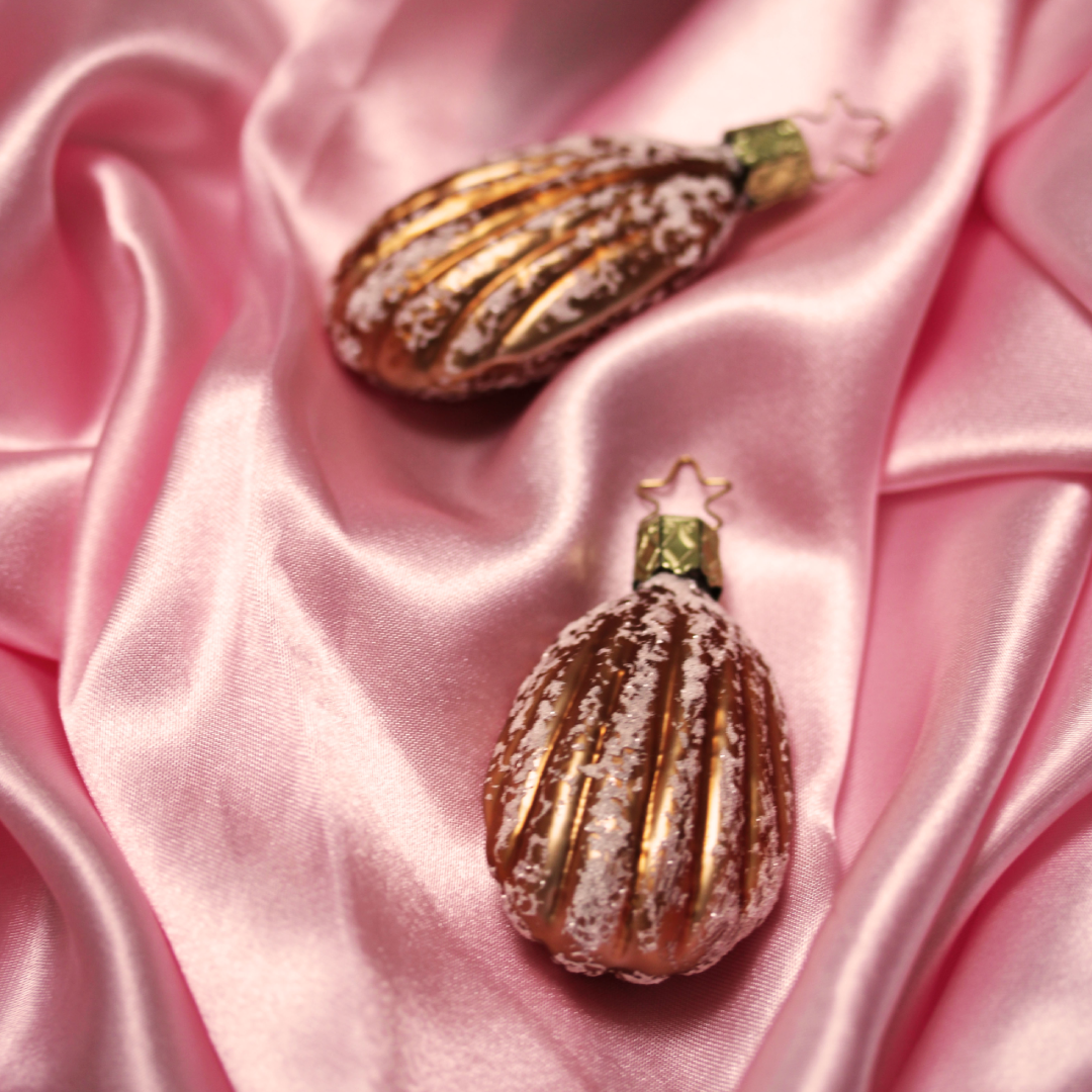 Glazen Ornament Bruine Madeleine H7cm