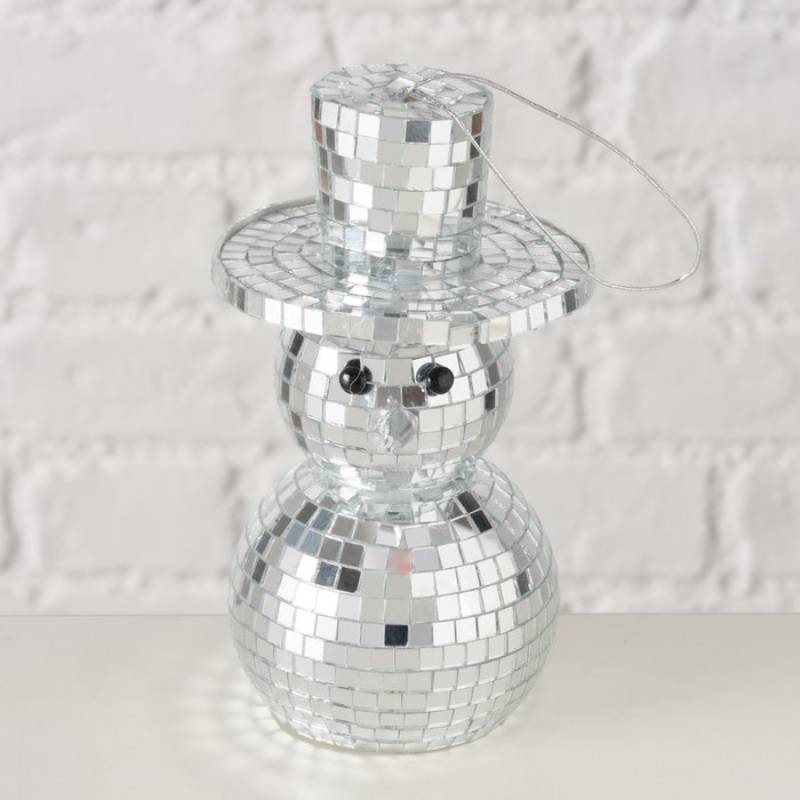 kersthanger, kerstboomversiering, kerst, sneeuwpop, disco, discobal