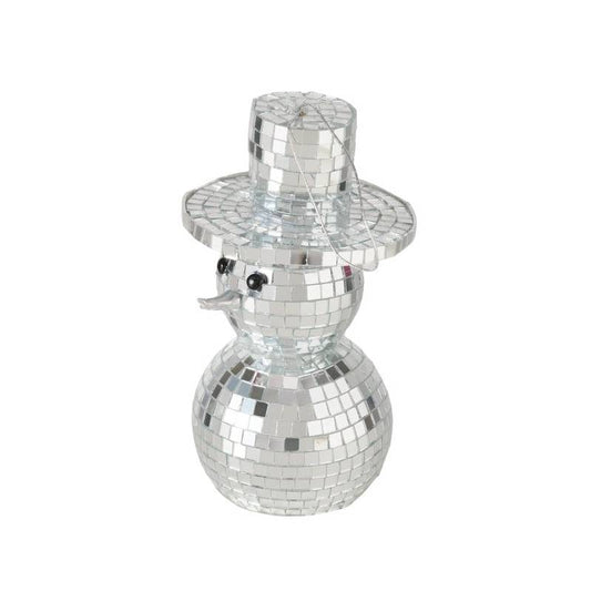 Kersthanger, sneeuwpop, disco, spiegel 